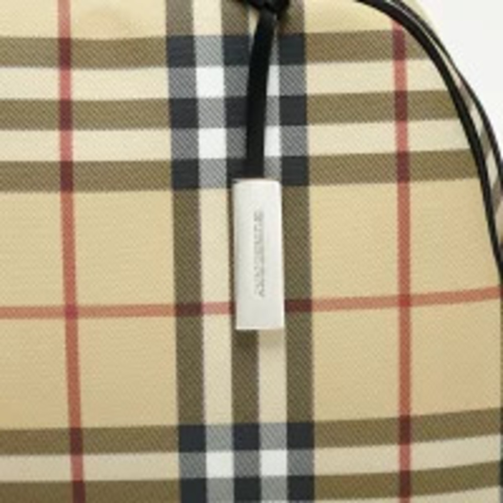 Burberry Nova Check Bowling Bag Handbag Beige - Picture 9 of 13